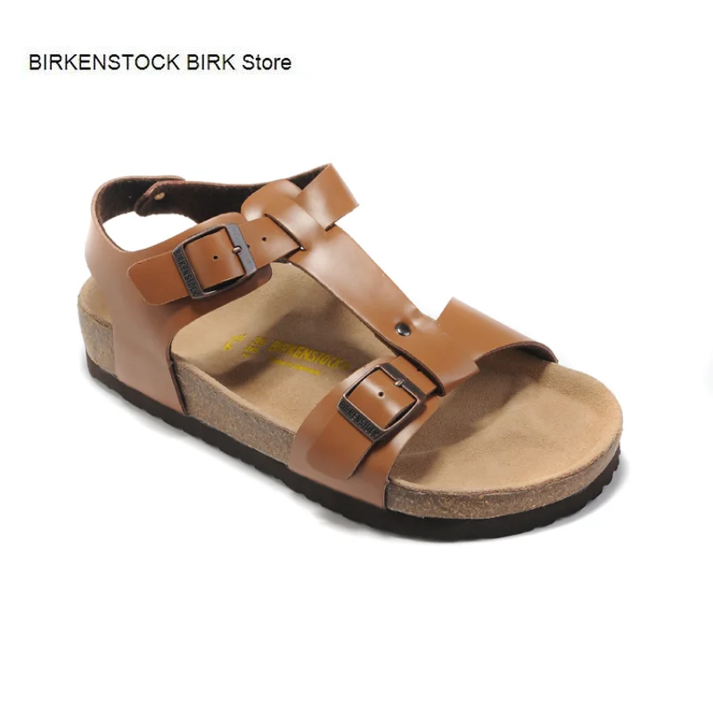 Free Shipping BIRKENSTOCK BIRK Summer Sandals Unisex Summer Flat Shoes Sandals on Beach Slides Men Unisex Shoes Slippers Women