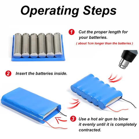 Термоусадочная трубка ПВХ 7-103 мм 12 цветов
