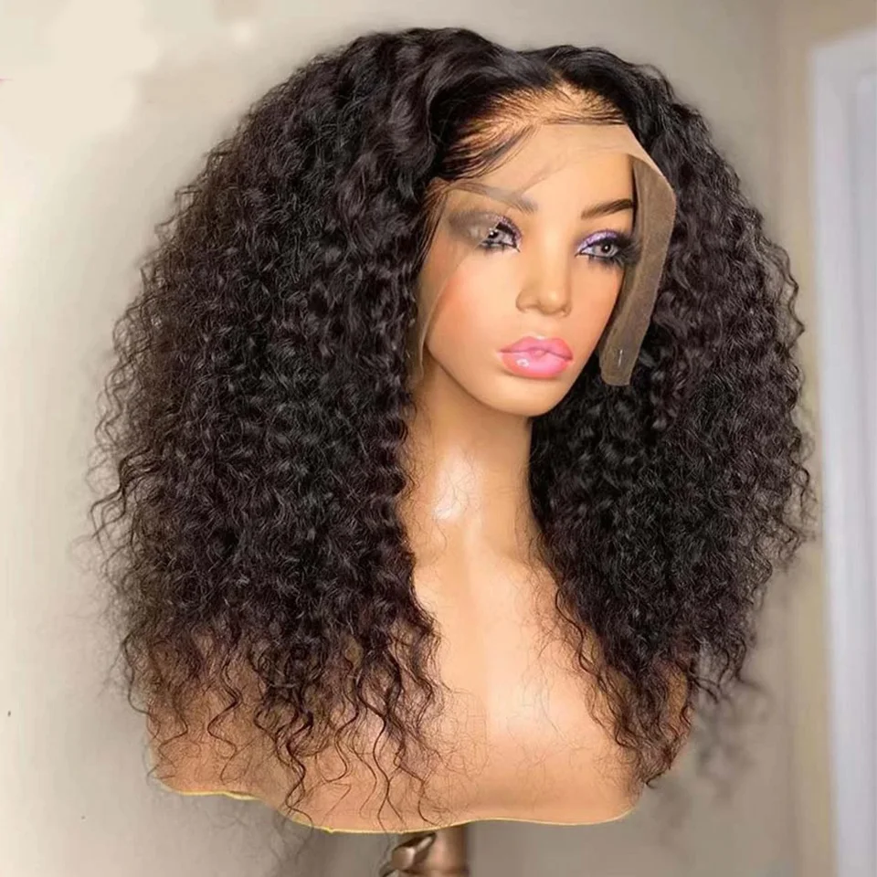 Deep Wave Closure Wig Human Hair Wigs Lace Frontal 13x6 Lace Front Wig PrePlucked Bleached Knots Wigs 13x4 Deep Wave Frontal Wig