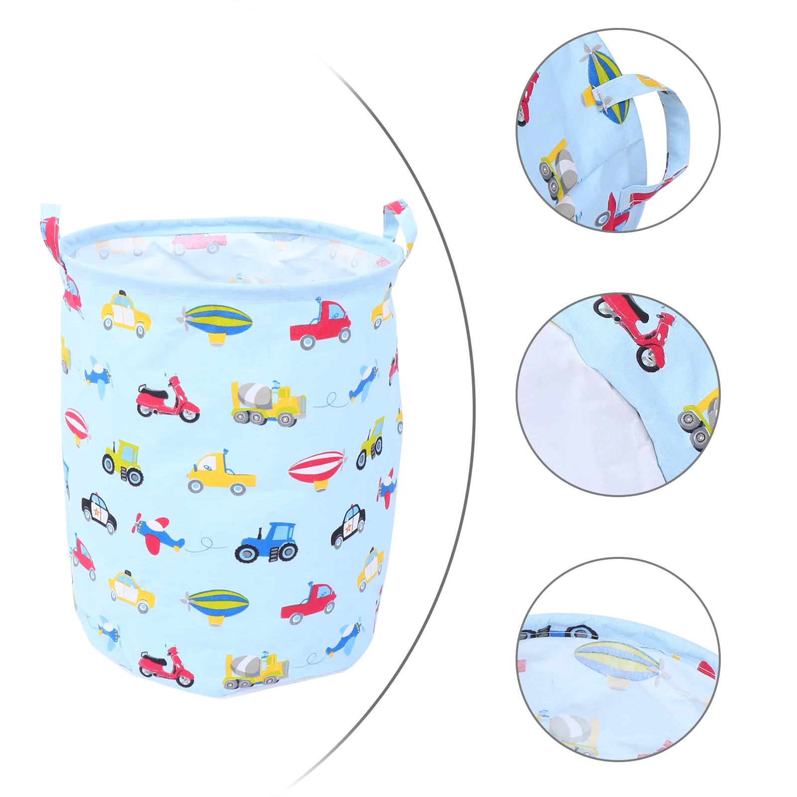 

1 Pc Storage Holder Storage Basket Storage Container Canvas Simple Folding Basket Sundry Basket Clothes Container for Home Hotel