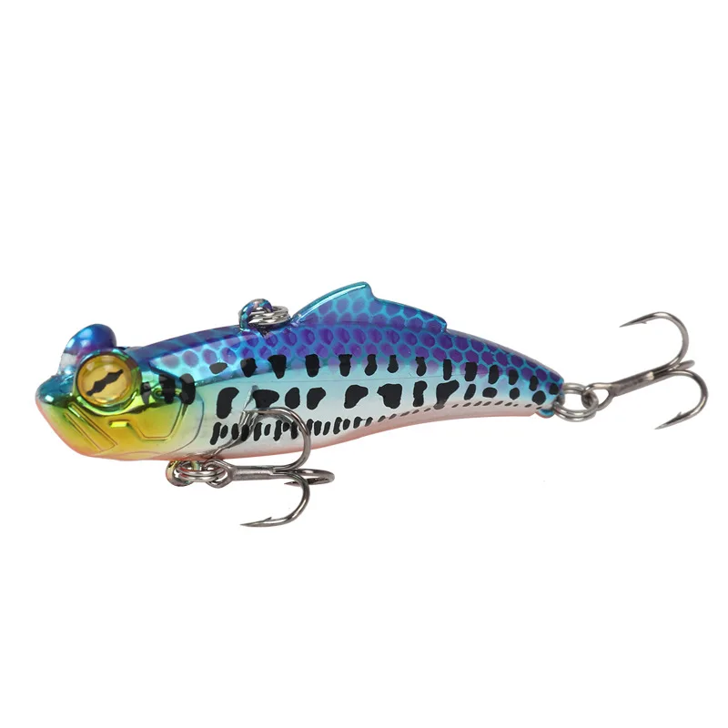 

Mirror VIB Lures 12.3/6.7cm Artificial Bait Swimbait Hard Bait With Hooks For Fishing Tackle Gear Fake Baits Depth 0.5-2m