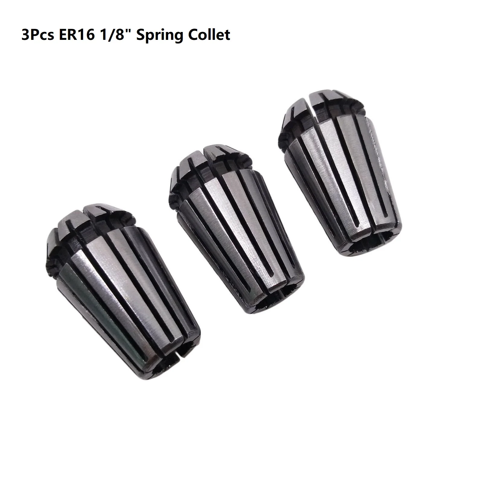 

3PCS ER16 1/8in Spring Collet 40Cr Steel CNC Engraving Milling Lathe Spring Collet Industrial And Commercial Supplies