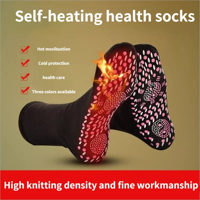 

Sdotter Self-heating Magnetic Socks for Women Men Self Heated Socks Tour Magnetic Therapy Comfortable Winter Warm Massage Socks