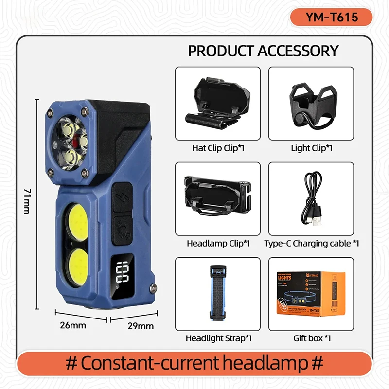 

Многофункциональный фонарь YEMAO T615