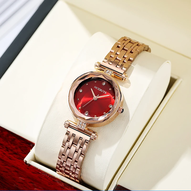 Luxury Rose Golden Full Stainless Steel Women Watch Montre Femme Fashion Trendy Quartz Wrist Watch ladies rose gold watch saat