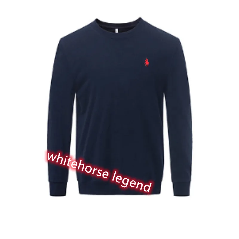 

Unisex Autumn Winter Small Horse Sweatershirt Men Cotton Fleece Sportswear O-Neck Sweatshirts Pony Casual Streetwear Homme