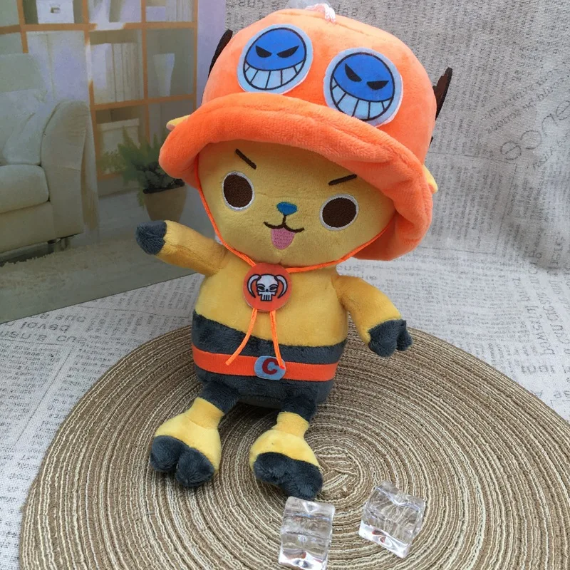 

One Piece Plushs 22cm Luffy Chopper Doll Plush Random Style Anime Peripheral Plush Kawaii Cartoon Doll Cute Gift Toys for Kids