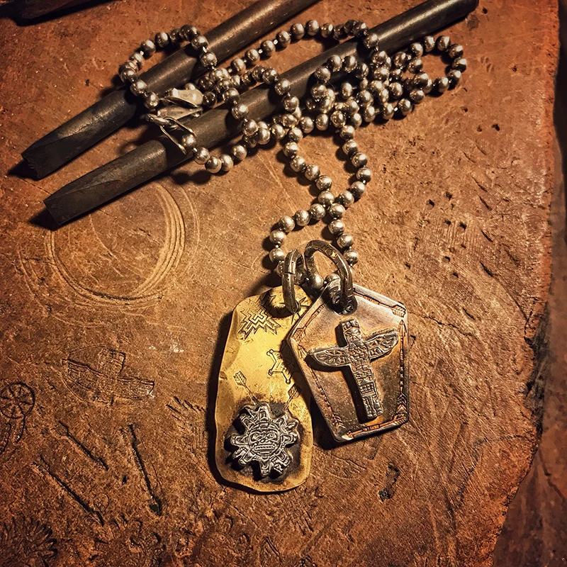 

Кулон «Следуй за солнцем» в американском ретро-стиле для мужчин и женщин