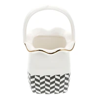 utensil holder chopstick ceramic storage kitchen bucket caddy cage porcelain cutlery rack countertop cup jar spoon basket