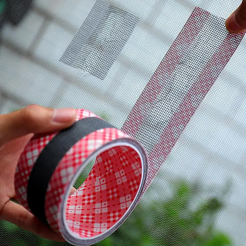 

Screen Net Repair Tape Multifunctional 1 Roll High-Viscosity Screen Window Repair Patch Tape Self-adhesive Mesh Screen Strip
