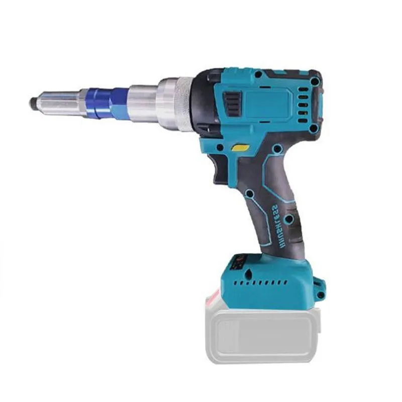 Cordless Electric Riveter Gun Brushless Screwdriver 2.4-4.8mm Automatic Riveting Tool For Makita 18V Battery (No Battery)