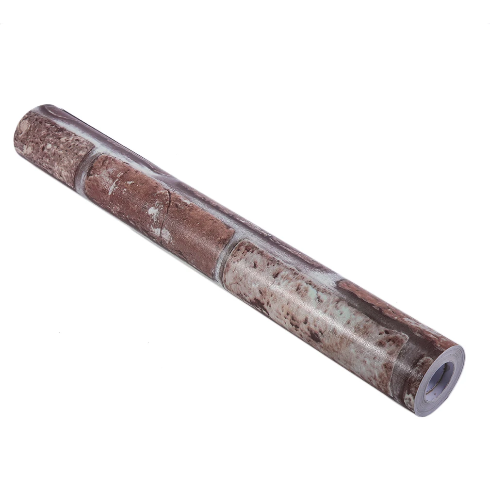 

Thickening PVC Self Adhesive Sticker Kitchen Home Restaurant Hotel Waterproof Background Marble Forest Wood Color Wallpaper