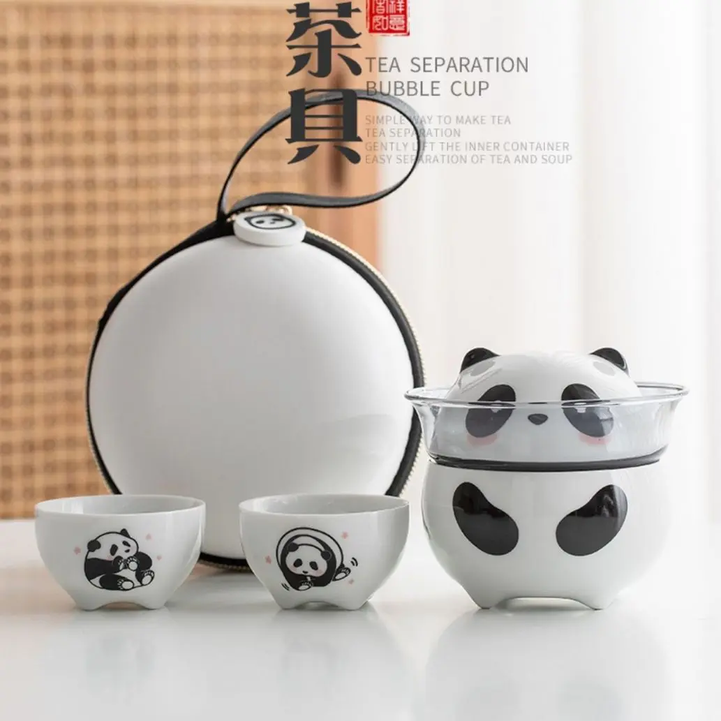 Дорожный чайный набор с одной чашкой и тремя наполнителями семейный уличный