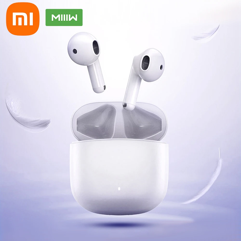 Наушники xiaomi MiiiW TWS Marshmallow, Bluetooth-гарнитура, совместимая с белым ультра-маленьким корпусом, удобные Внутриканальные наушники 13 мм, большая динамика