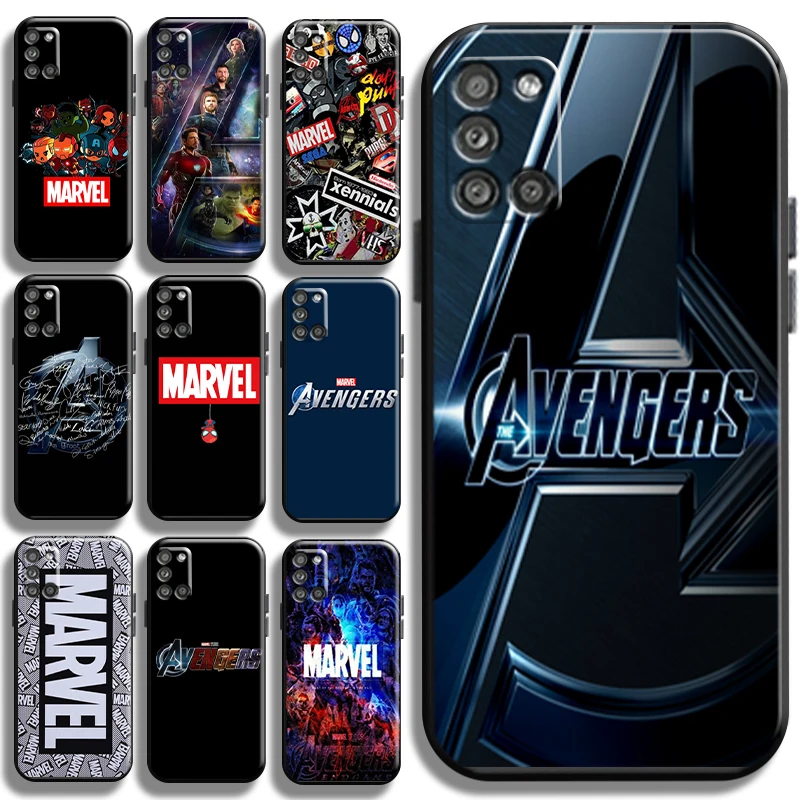 

Marvel Fashion Logo For Samsung Galaxy A31 A31 5G Phone Case Carcasa Shell TPU Liquid Silicon Funda Cases Full Protection Coque