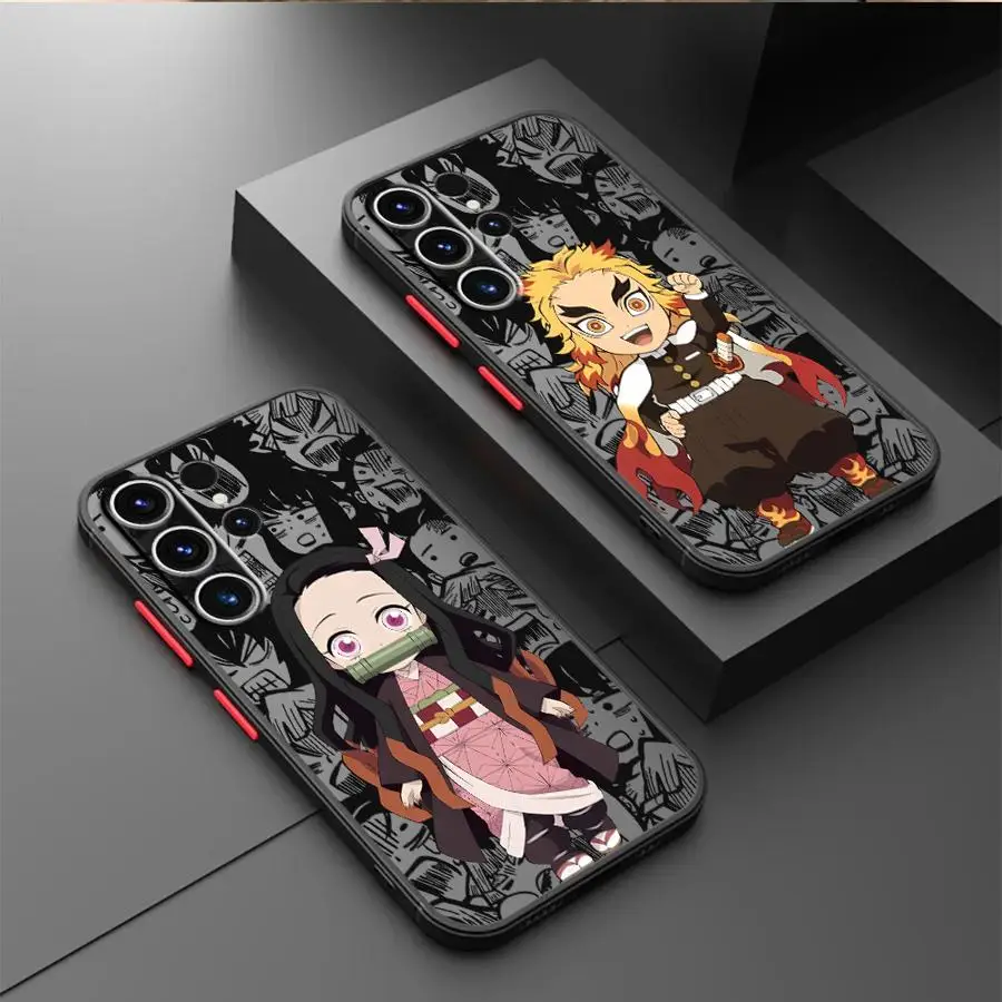 Чехол для телефона D-Demon S-Slayer Samsung Galaxy A21s A31 A53 A33 A73 A14 A51 A71 A24 A52 A32 A72 A23 A13 A12 A22 5G Back Cover