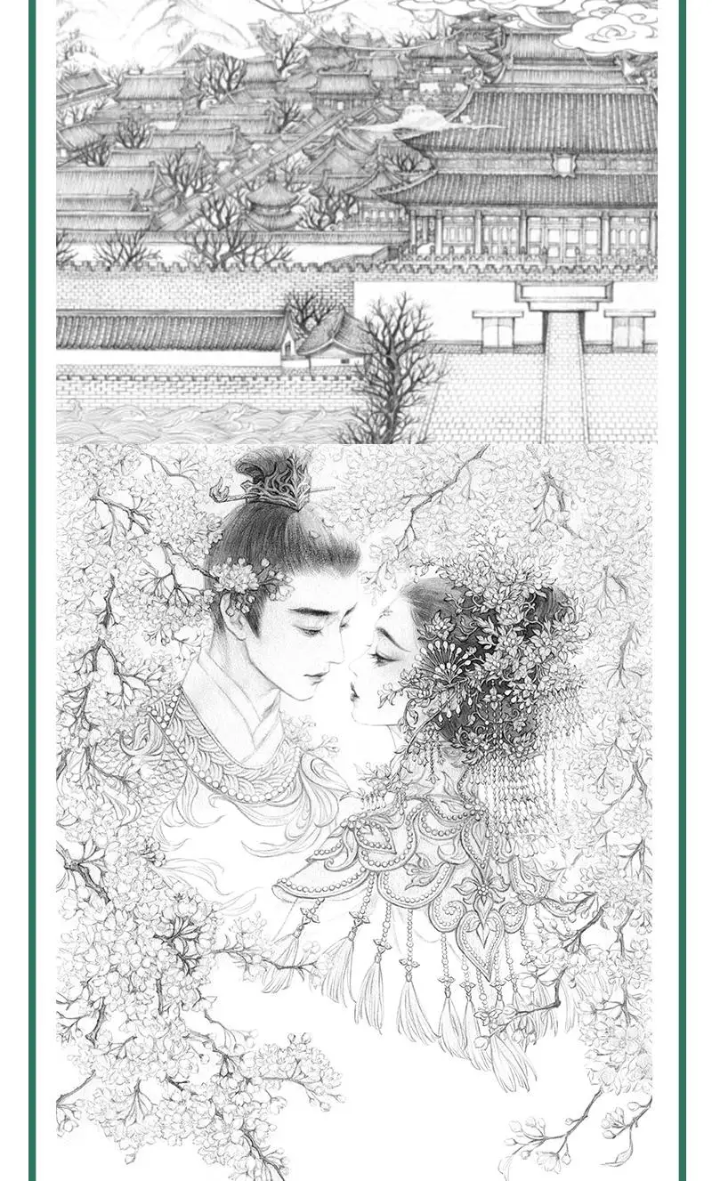 Фото Книжка-раскраска Большие рисунки Антистресс Цветной карандаш Книга для рисования Цветочная тень Книга для рисования линий №4