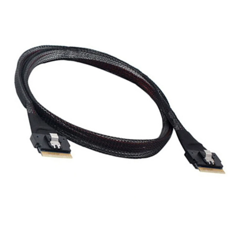 Slimline SAS4.0 от SFF-8654 8i до Серверный кабель Дата 74-контактный разъем Удлинительный 24