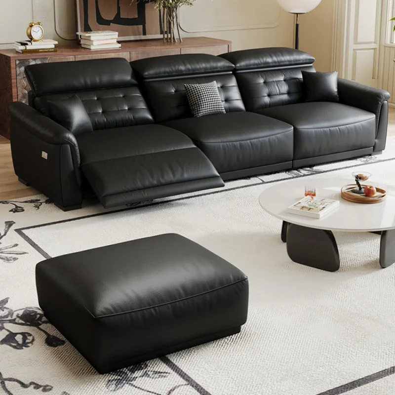 Электрические современные диваны для гостиной черный ленивый дизайнерский