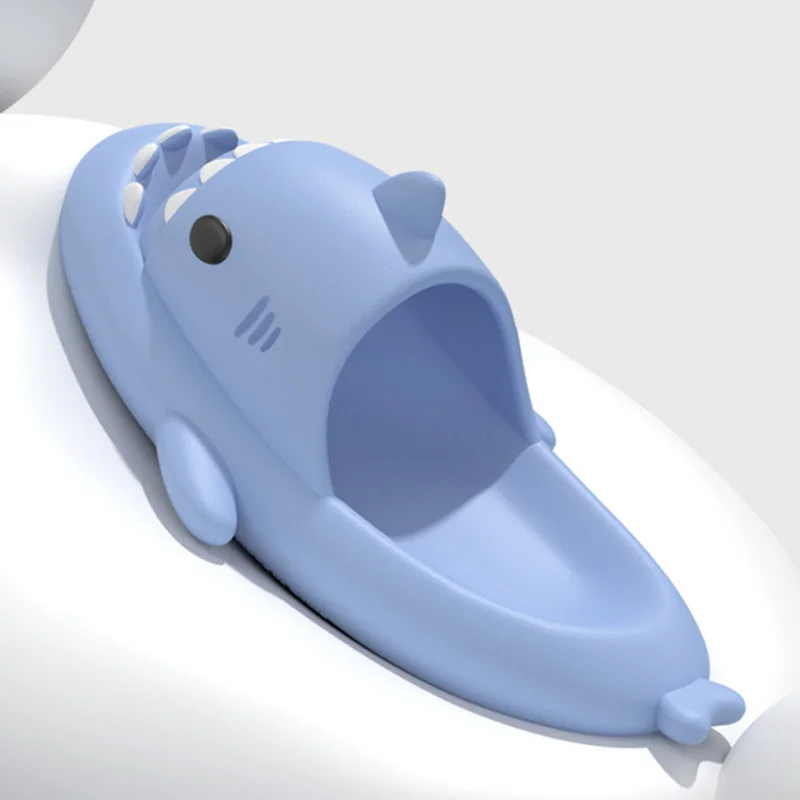 New Rainbow Shark Women's Slippers Mens Flip Flops Fashion Colorful Slipper Outdoor Home Shoes EVA Non-Slip Sandals Beach Slides