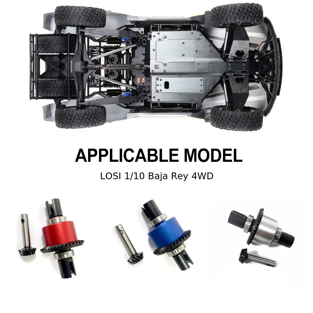 2 шт. 1/10 передний мост дифференциальный вал из алюминиевого сплава прочный для LOSI