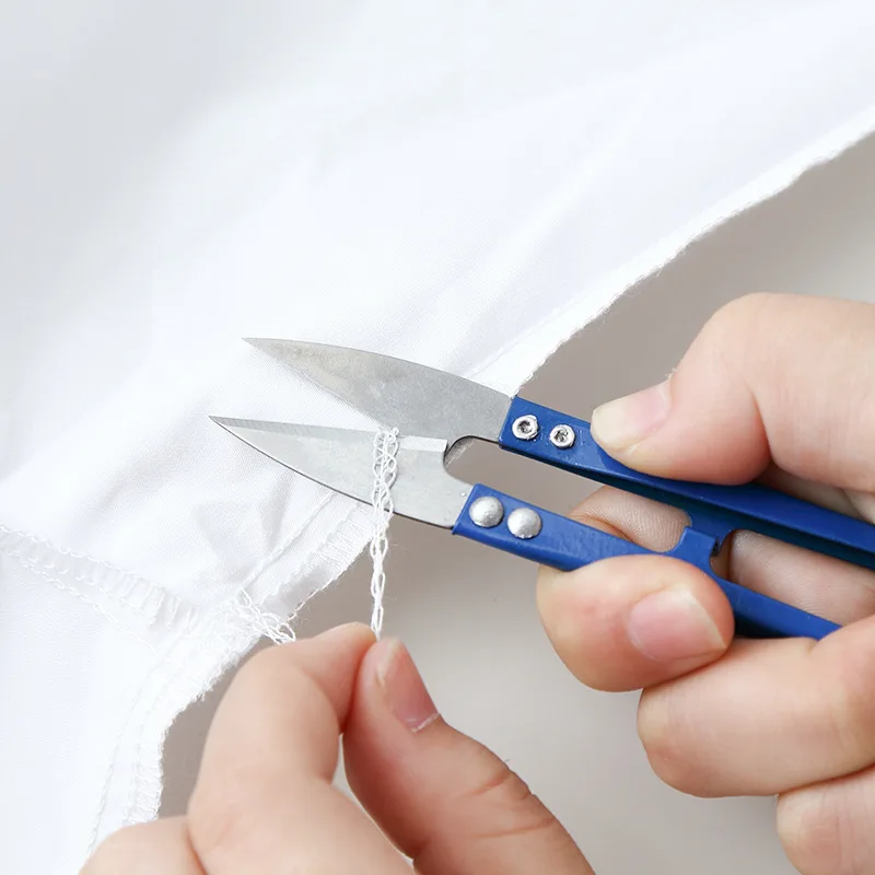 

Stainless steel U-shaped portable small scissors for home use cross stitch scissors home trim sewing handmade craft scissors