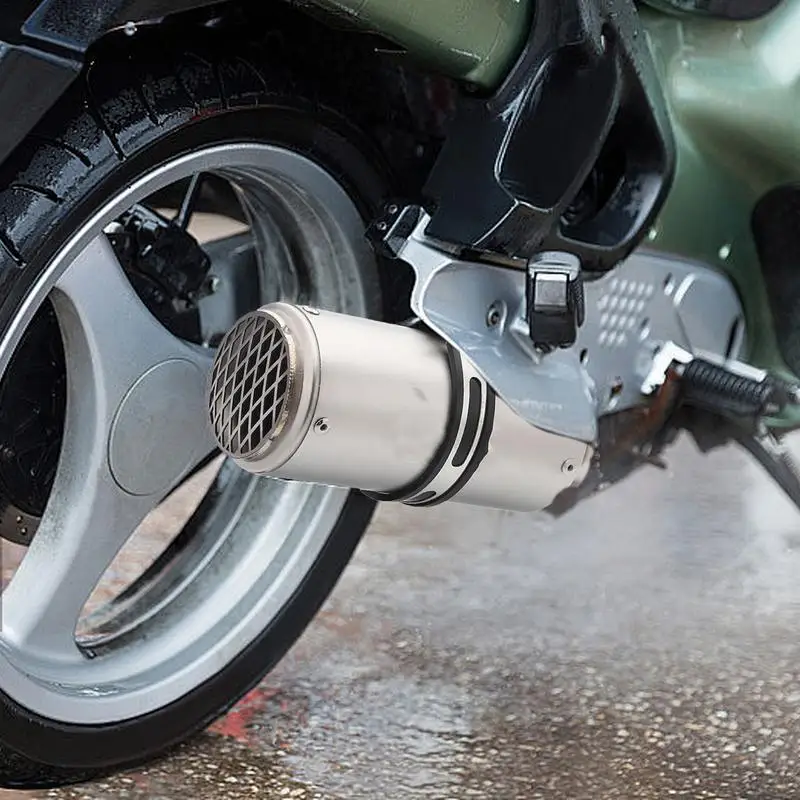 51/60 мм выхлопная труба для мотоцикла глушитель KawasakiEr6n Sv650 Z800 R1 Cb650f Cb1000r Cbr250r