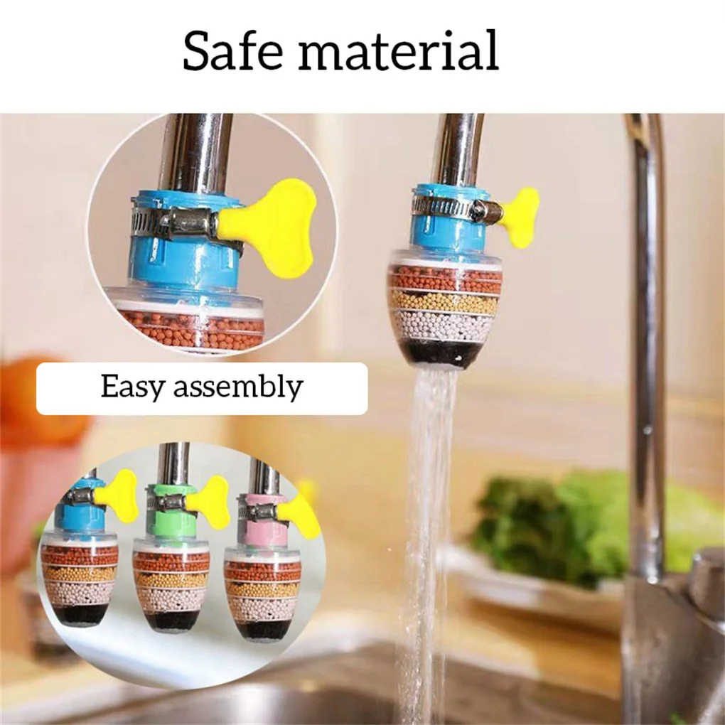 

New Rotation Kitchen Faucet Spouts Sprayers PVC Shower Tap Water Filter Purifier Nozzle Filter Water Saver For Household Kitchen