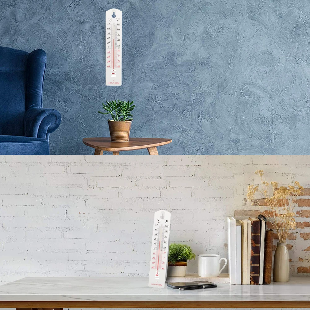 

10pcs Home Environment Thermometer Analog Thermometer Indoor Outdoor Room Garden Thermometer Greenhouse Portable Thermometer