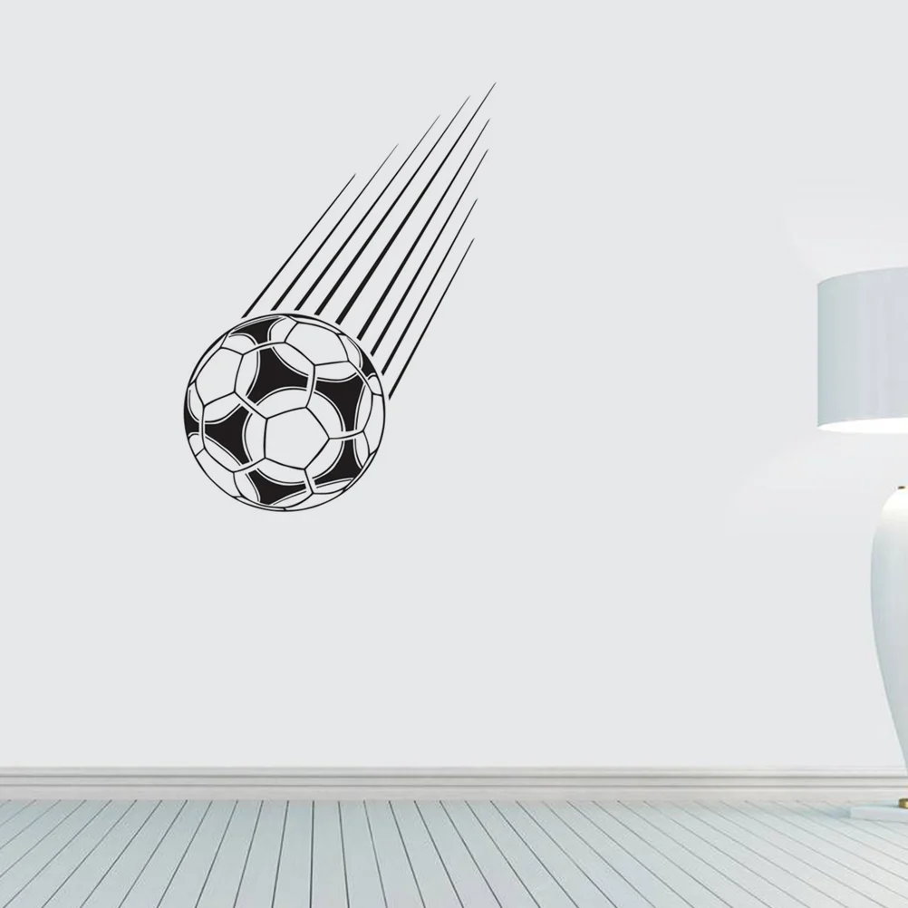 

Wall Football Decal Sticker Background Door Removable Decor Diysoccer Muralwindow Signs Adhesive Pvc