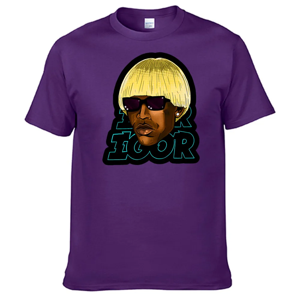 

Golf Wang Tyler The Creator Vote Igor Men Women Summer 100% Cotton Black Tees Male Newest Top Popular Normal Tee Shirts Unisex
