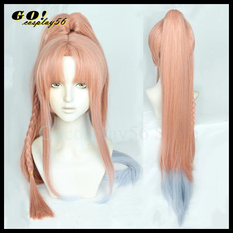 

Парик для косплея пассажира arknight длиной 110 см, термостойкий прямой волос, головной убор для ролевых игр на Хэллоуин