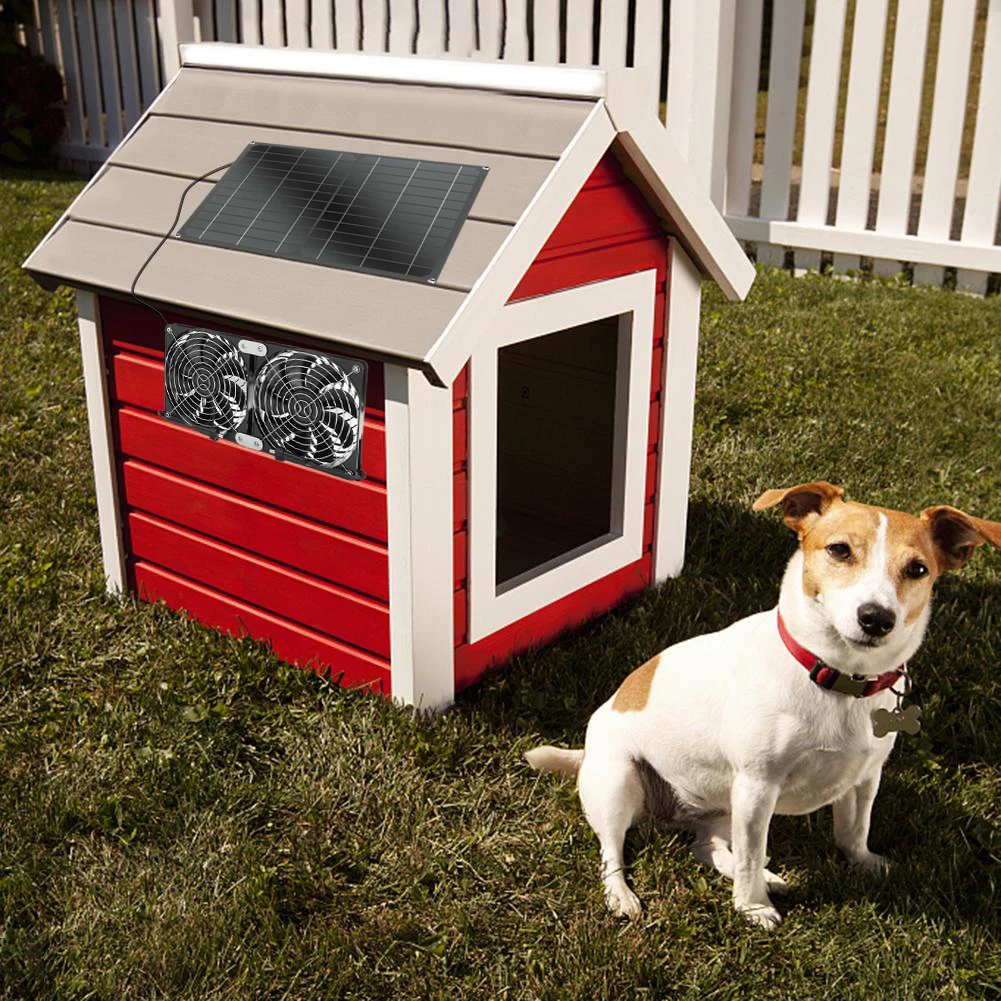 15 Вт 12 В Вытяжные Вентиляторы Для Солнечной Панели Двойной Вентилятор С