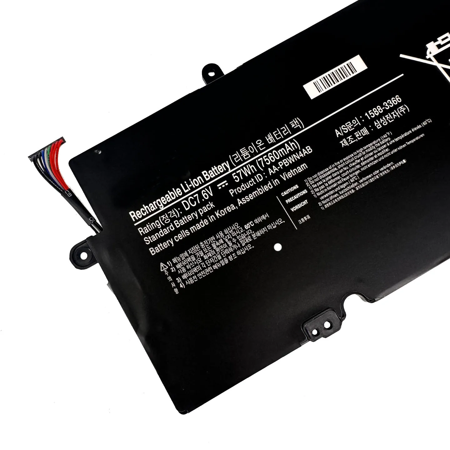 Фото Аккумулятор AA-PBWN4AB 7.6V 57Wh 7560mAh для Samsung ATIV Book 5 540U/540U4E, NP730U3E/NP740U3E, NT530U4E/NT540U4 - BA43-00360A №3