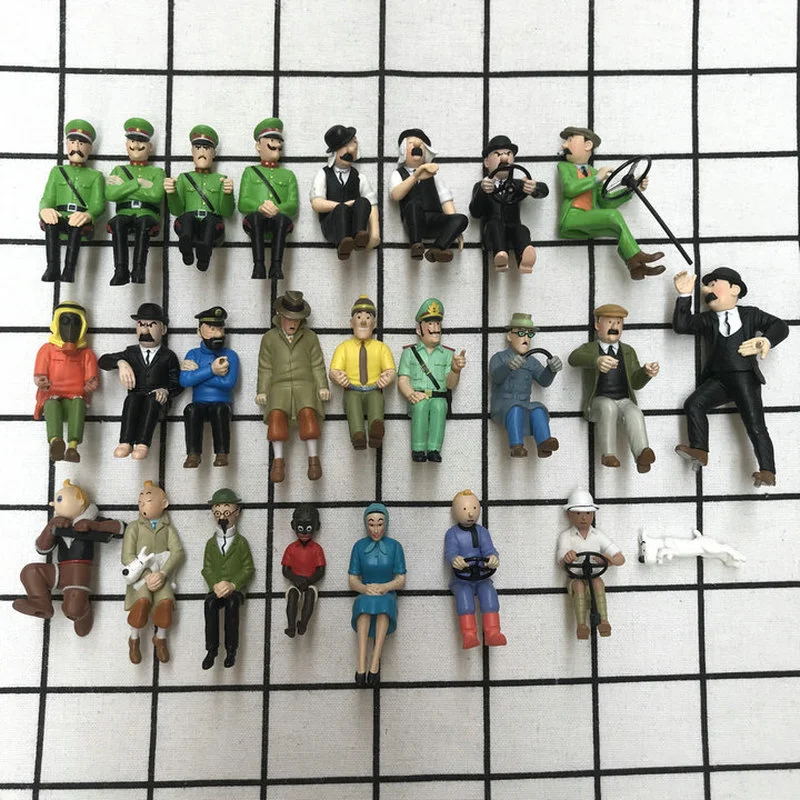 

Original Lesa Doll Aventures Model Figure DIY Sand Table Man Ornament Accessories Children Present