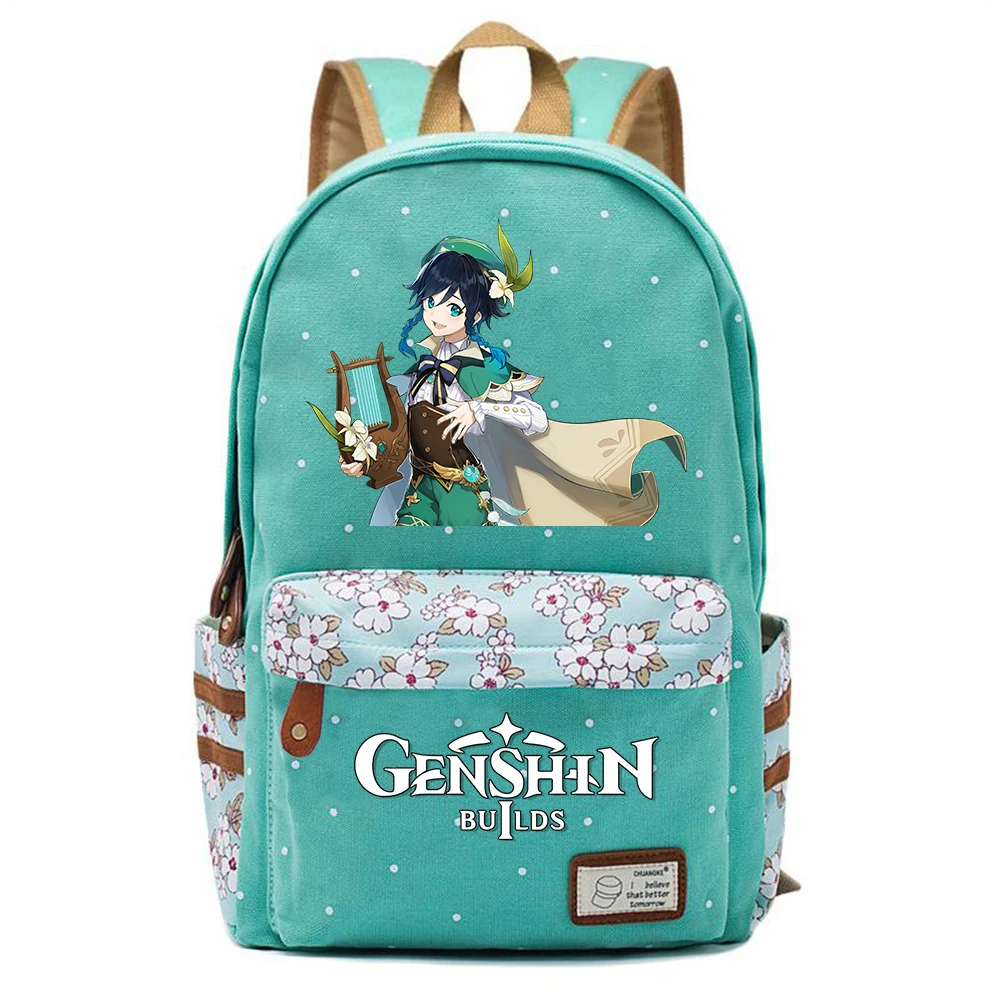 

Game Genshin Impact Teenger Packsack Casual Backpack Unisex Student Cartoon Schoolbag High Quality Knapsack Travel Laptop Bag