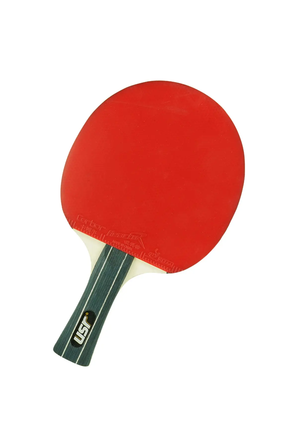 Набор ракеток для настольного тенниса. Мяч для настольного тенниса треснутый.