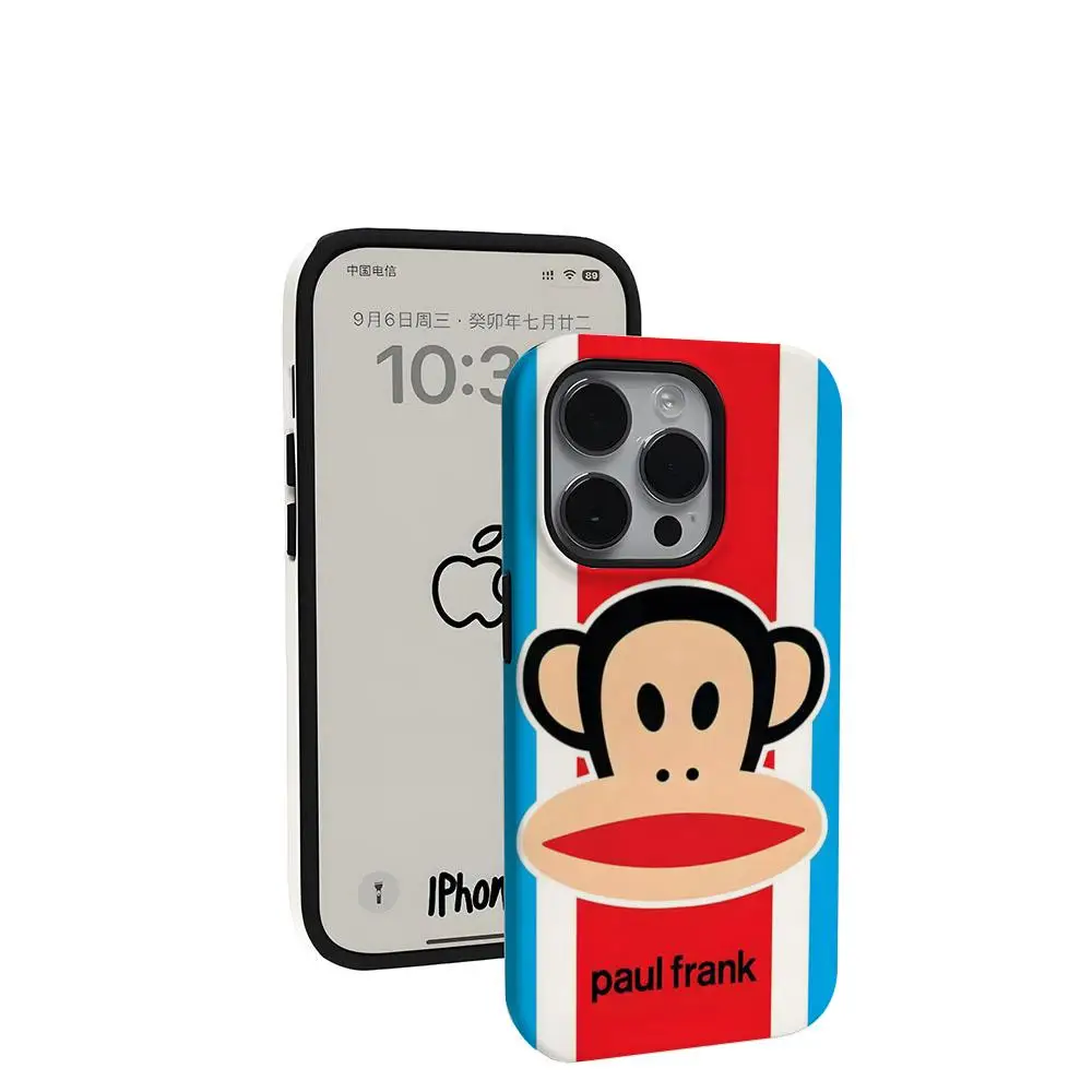 Чехол для телефона P-Paul F-Frank Big Mouth Monkey, новый, для iPhone 17 16 15 14 13 12 11 Pro Max X XR XSMax Plus, глянцевый, из твердого поликарбоната (art.: 3920da04ebb69) - 3920da04ebb69