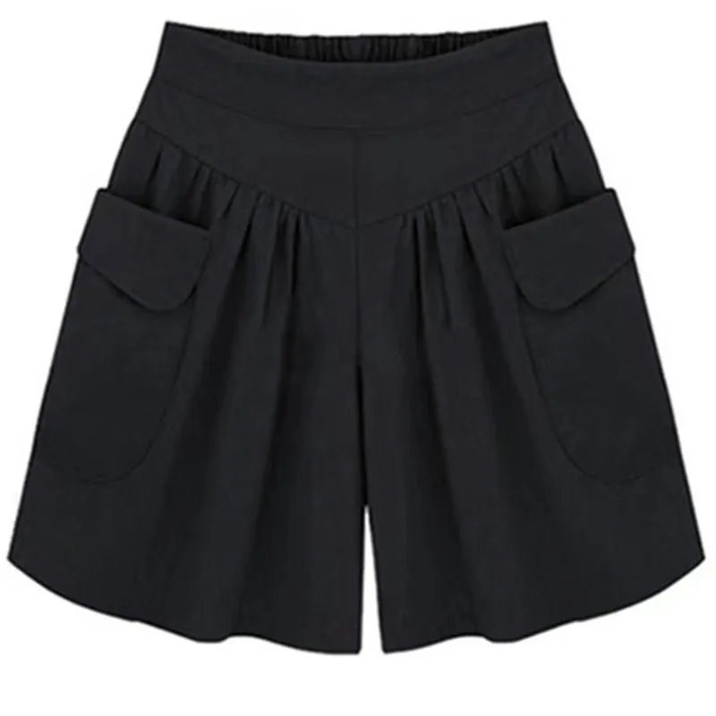 

Shorts Woman Summer 2022 Short Pantalones Cortos Women Roupas Femininas Atacado Barato Pocket Ealstic Waist Loose Chiffon Shorts