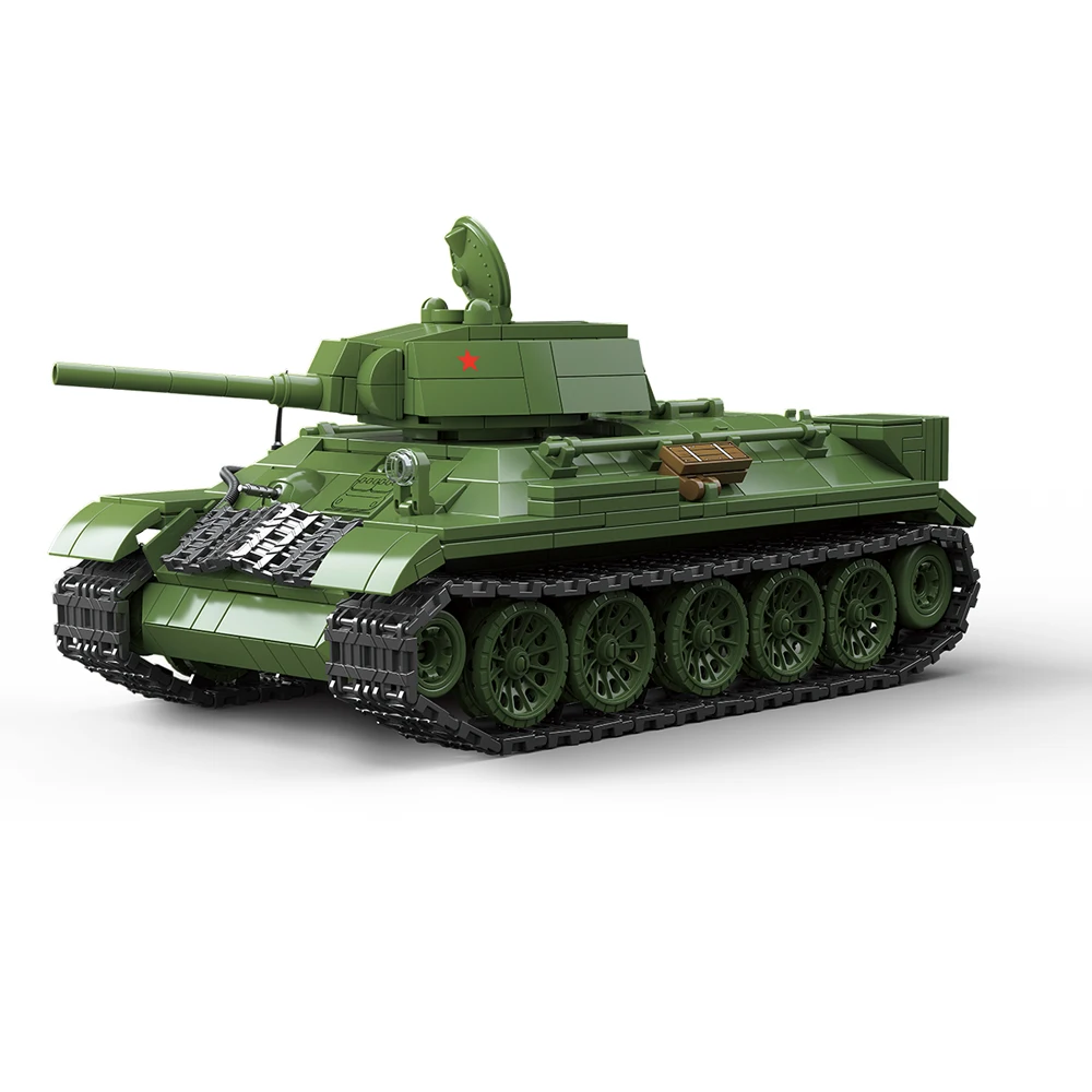 Вторая мировая война военные солдаты MOC оружие советский T34/76 средний танк сделай