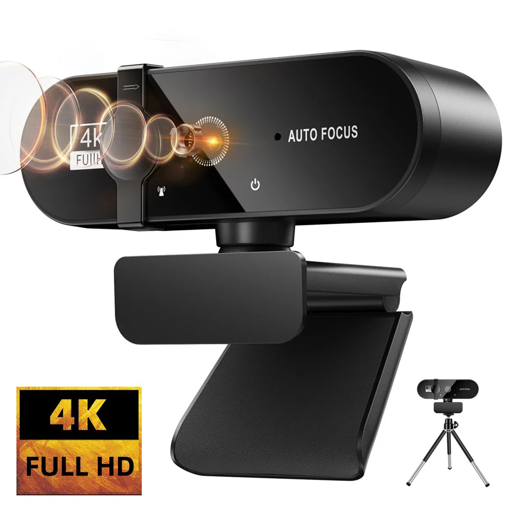 

Webcam 4K 1080P Mini Camera 2K Full HD With Microphone 15-30fps USB Web Cam For Youtube PC Laptop Video Free shipping Genuine