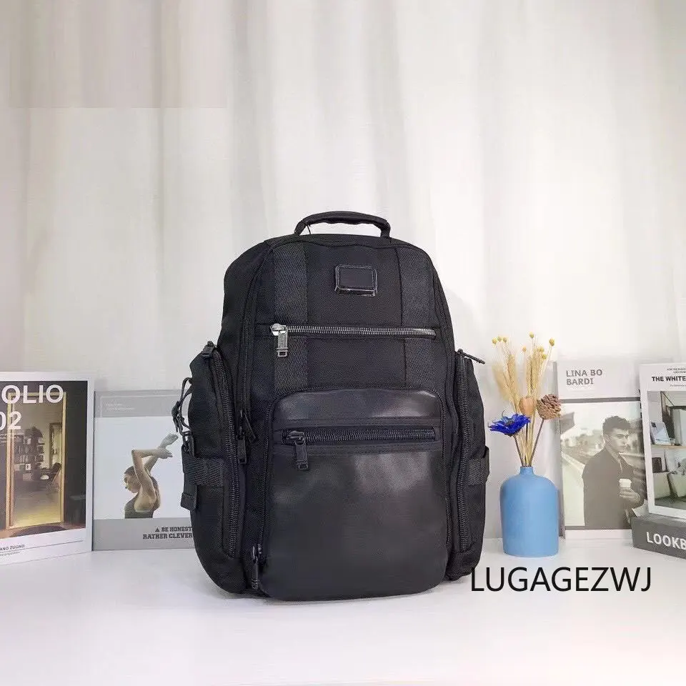 New Men's Backpack Computer Bag Waterproof Outdoor Short Trip  Backpack Large Capacity 15Inch Ballistic Nylon Casual School Bag