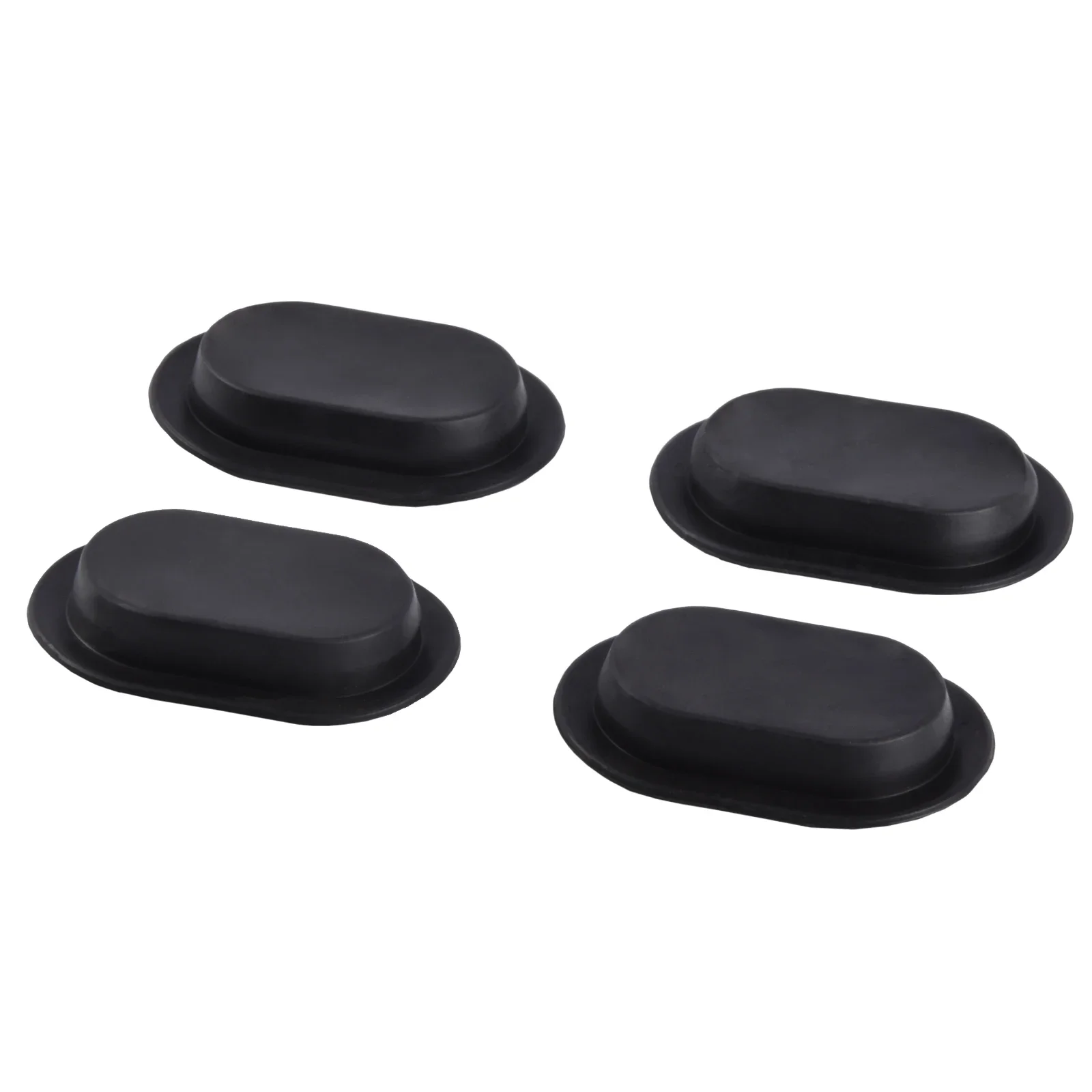 

4 шт. черная резиновая овальная сливная пробка для поддона, подходит для Jeep Wrangler JK JL 2014-2020, автомобильный аксессуар