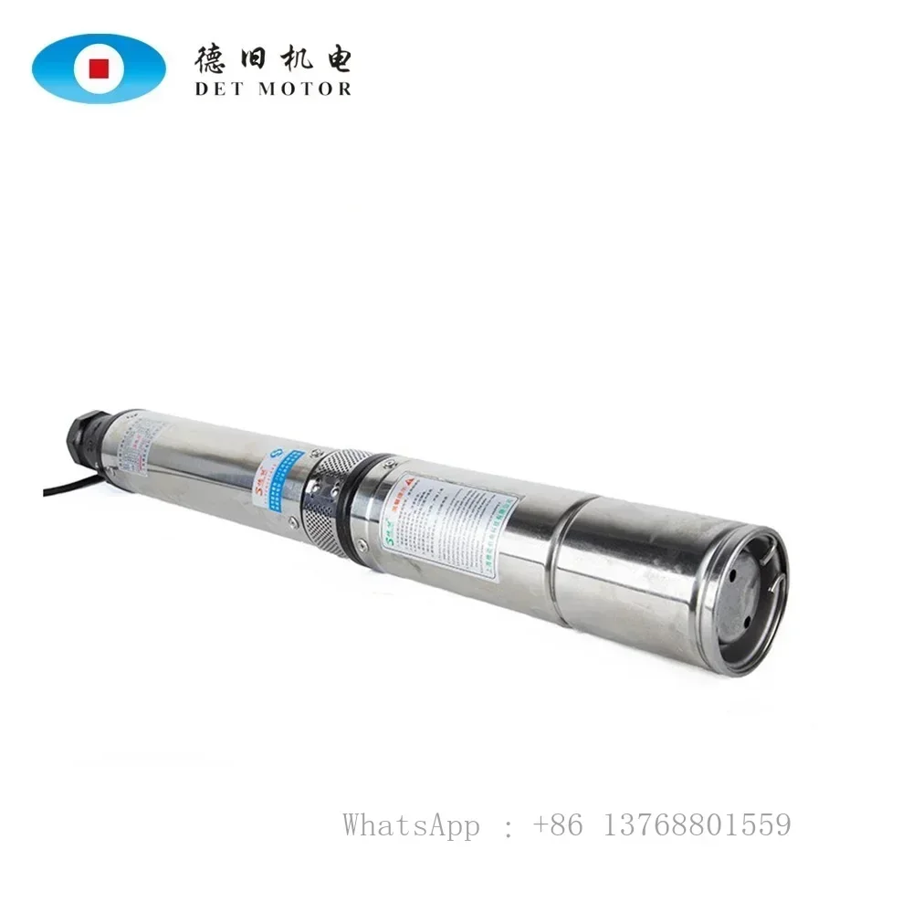 Портативный погружной водяной насос с высокой головкой 200 метров глубокий