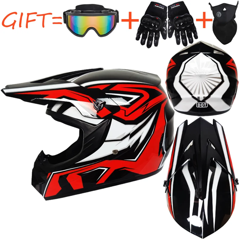 Защитный мотоциклетный шлем защитный для мотокросса | Автомобили и мотоциклы