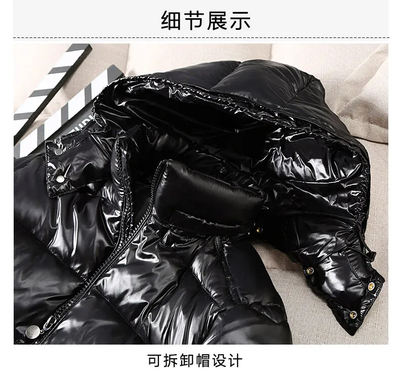 Winter Warm Men Down Coat 2022 Casual Autumn Stand Collar Puffer Thick Hat White Duck Parka Male Fashion Brand Women Down Jacket