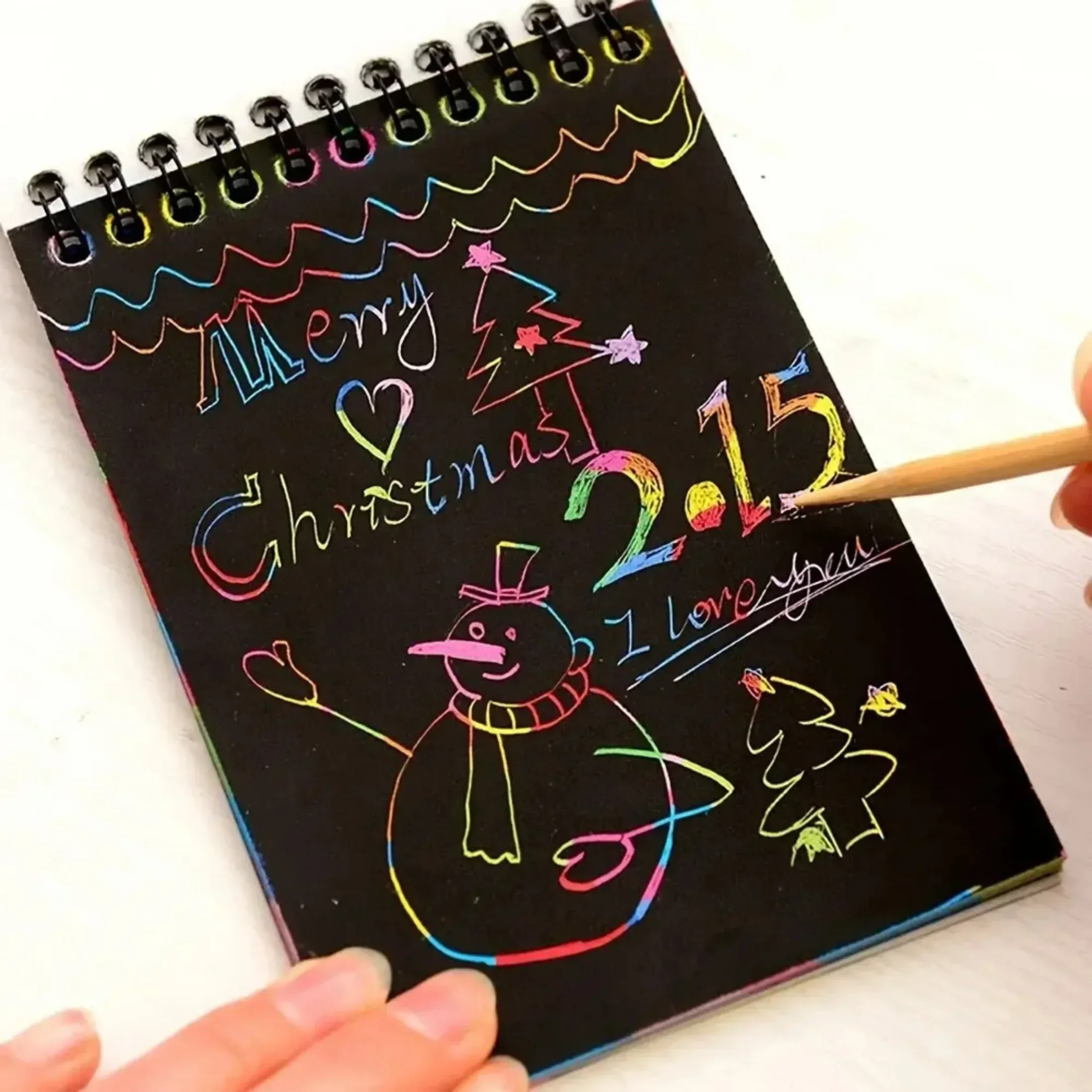 10 листов детская бумага для царапин рисования и креативный набор бумаги с