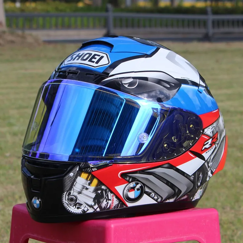 

SHOEI X14 Helmet X-Fourteen R1 60th Anniversary Edition Blue Helmet Full Face Racing Motorcycle Helmet Casco De Motocicle ECE