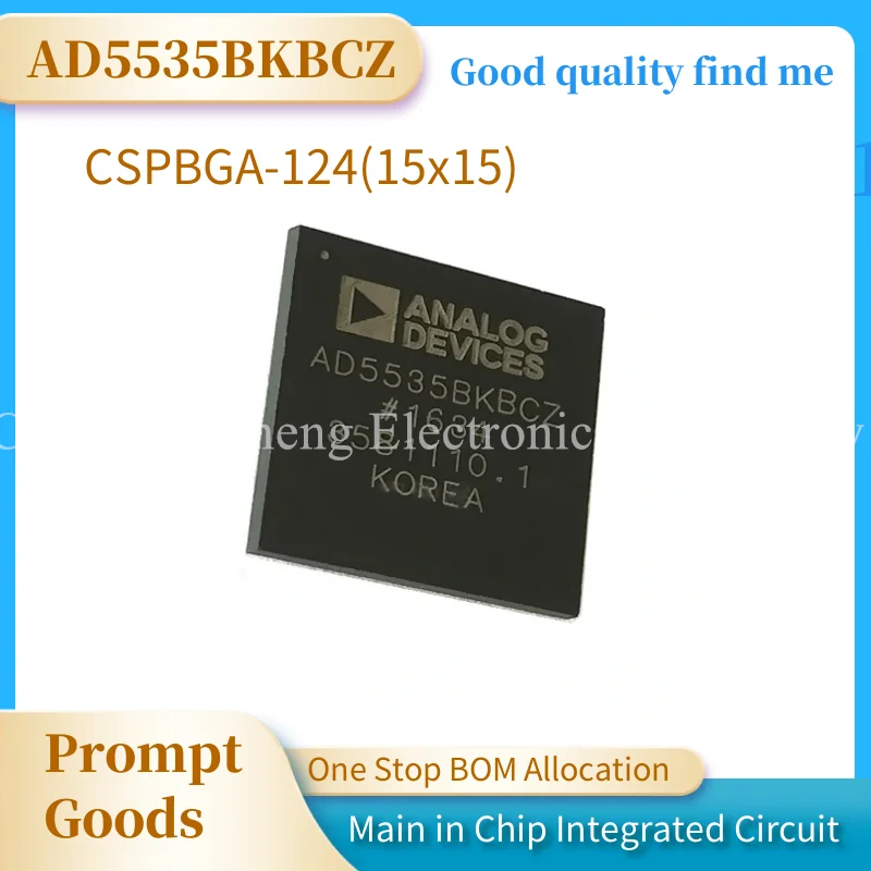 

Brand new&Original AD5535BKBC AD5535BKBCZ 14 Bit Digital to Analog Converter 32 124-CSPBGA (15x15)