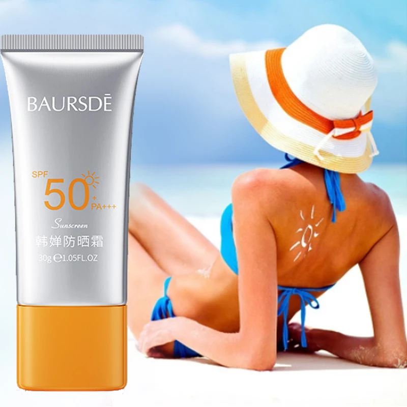 

Солнцезащитный крем SPF50 + Отбеливающее масло для тела освежающее антивозрастное Предотвращение черных пятен УФ-изоляция дневной мороза 30 г